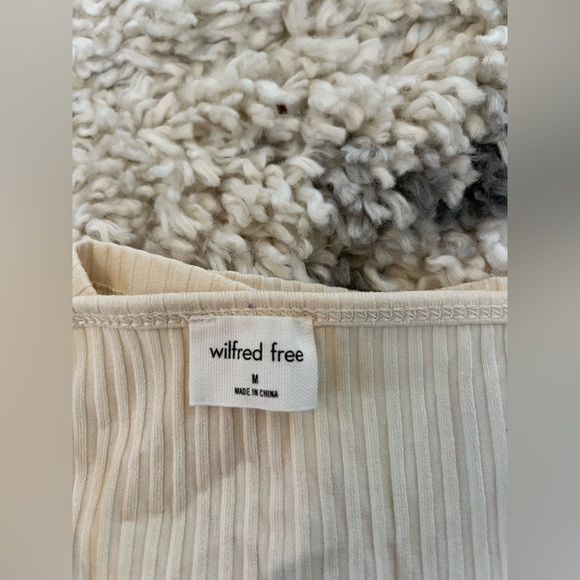 Aritzia-Wilfred ribbed tank top - Picture 3 of 3